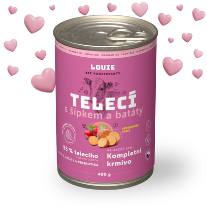Telecí s šípky, batáty a prebiotiky 400g