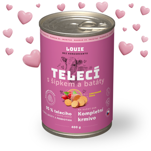 Telecí s šípky, batáty a prebiotiky 400g