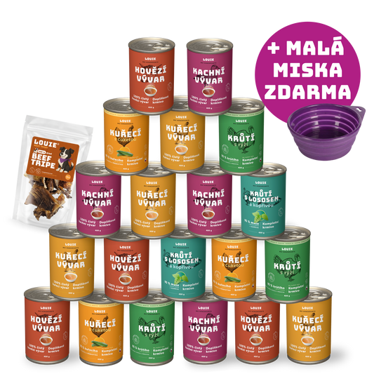 Svěží mix pro horké dny | 20ks | 400g + cestovní miska zdarma