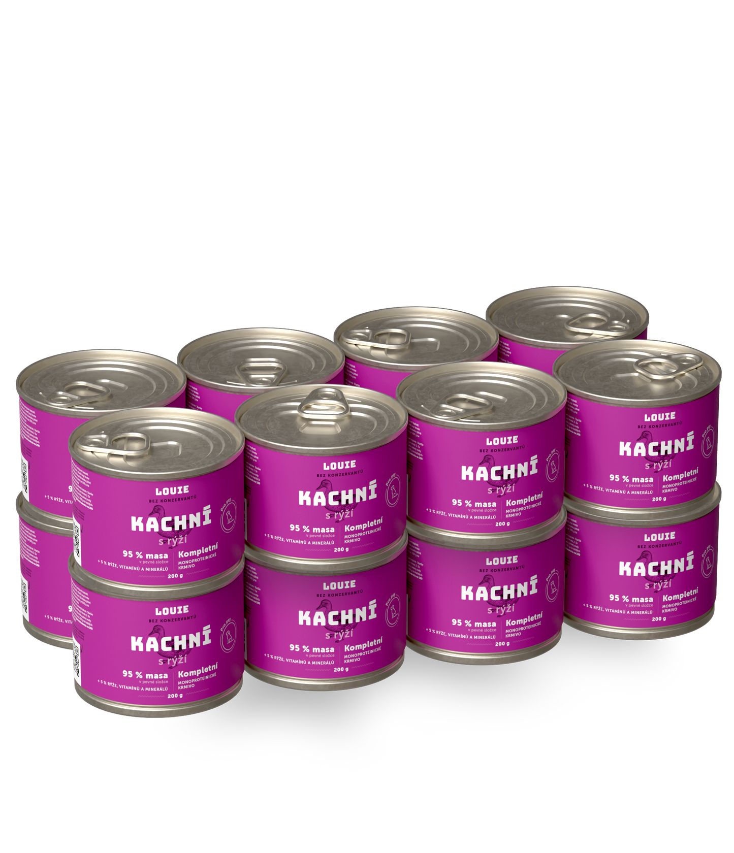 Kachní s rýží a prebiotiky | 16 ks | 200 g