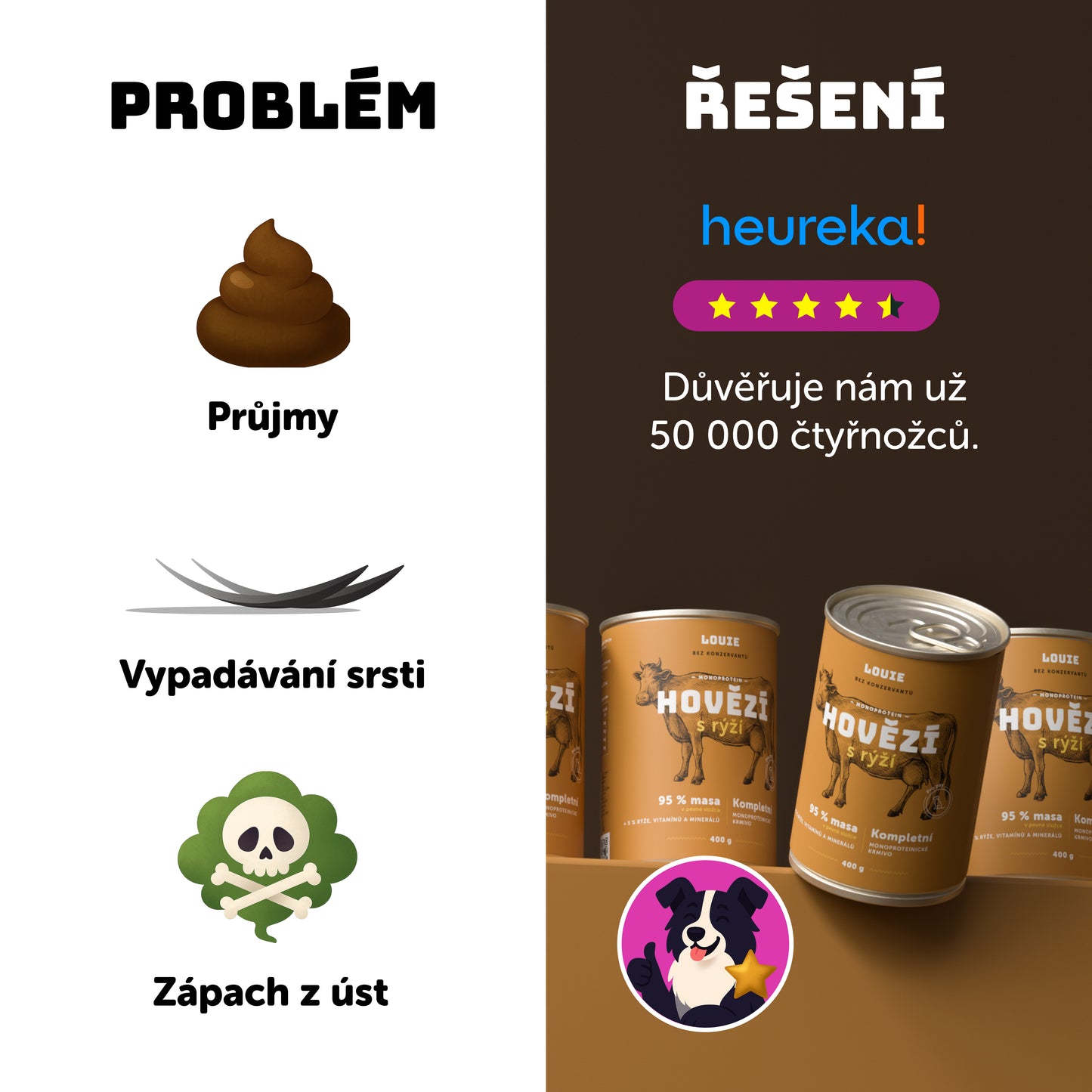 Výhodné balenie 8 ks - Hovädzie s ryžou 400g