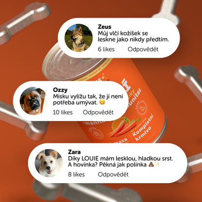 Huhn mit Karotten und Präbiotika 400 g