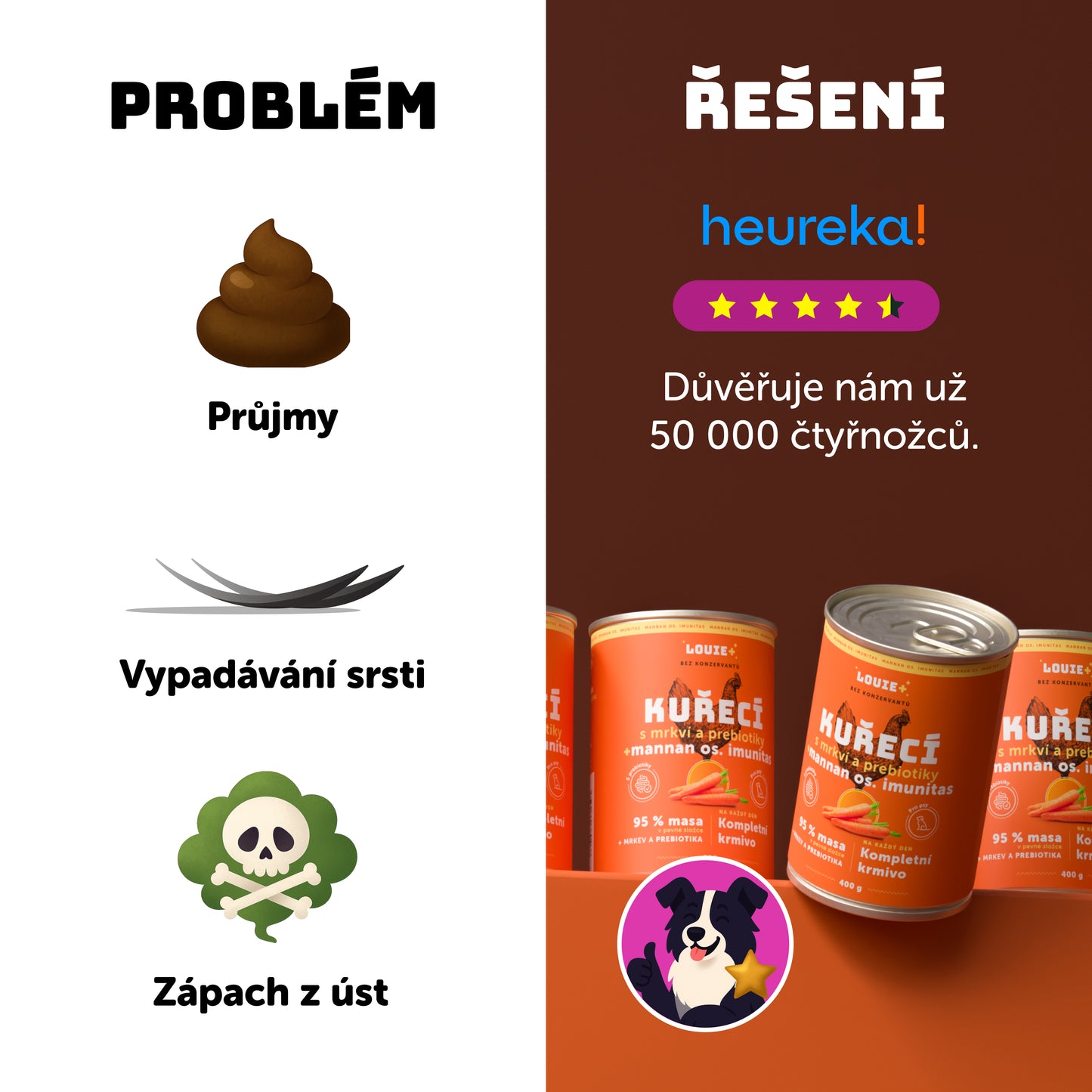 Huhn mit Karotten und Präbiotika 400 g