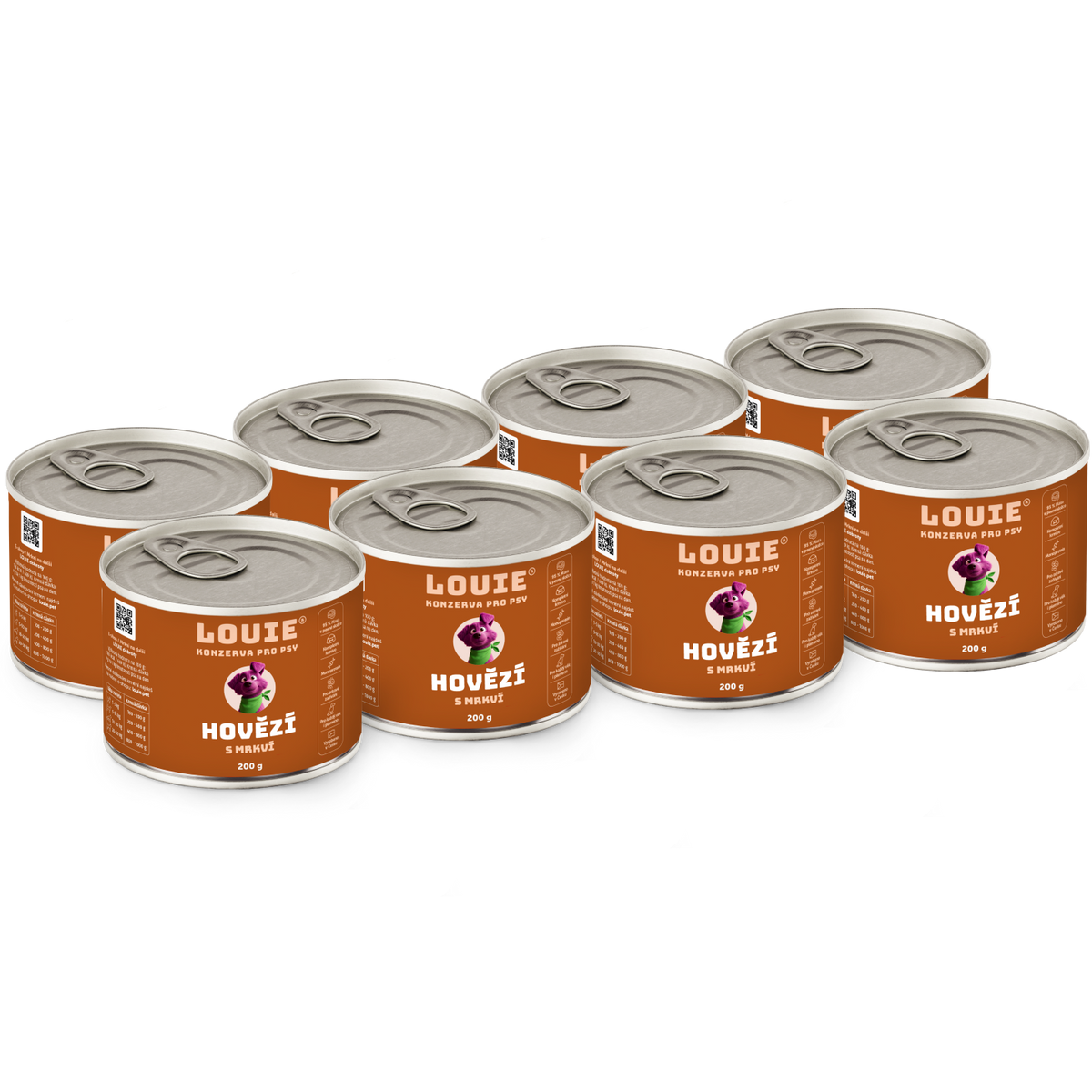 Vorteilspack – 8 x Rind mit Karotte 200 g