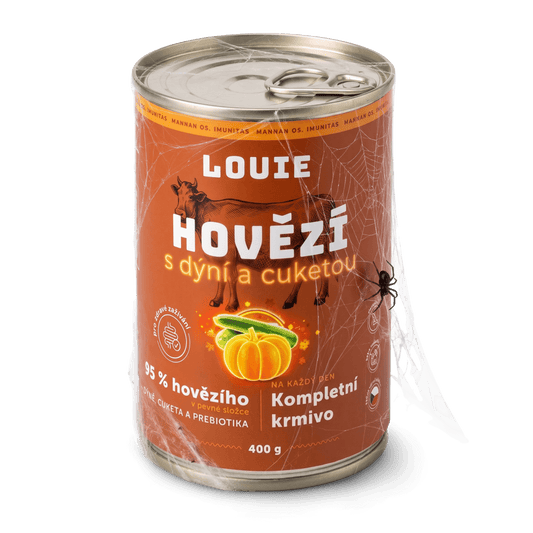 Hovězí s dýní, cuketou a prebiotiky 400g
