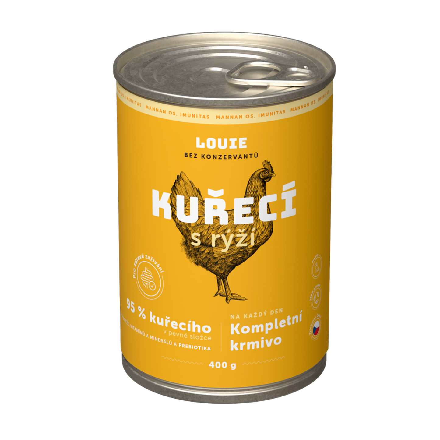 Kuřecí s rýží a prebiotiky 400g