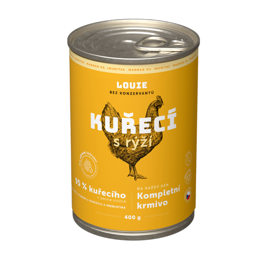 Kuřecí s rýží a prebiotiky 400g