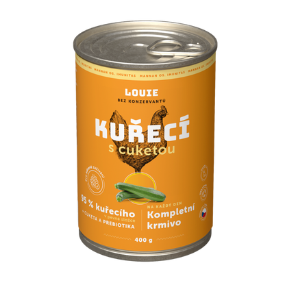 Kuřecí s cuketou a prebiotiky 400g