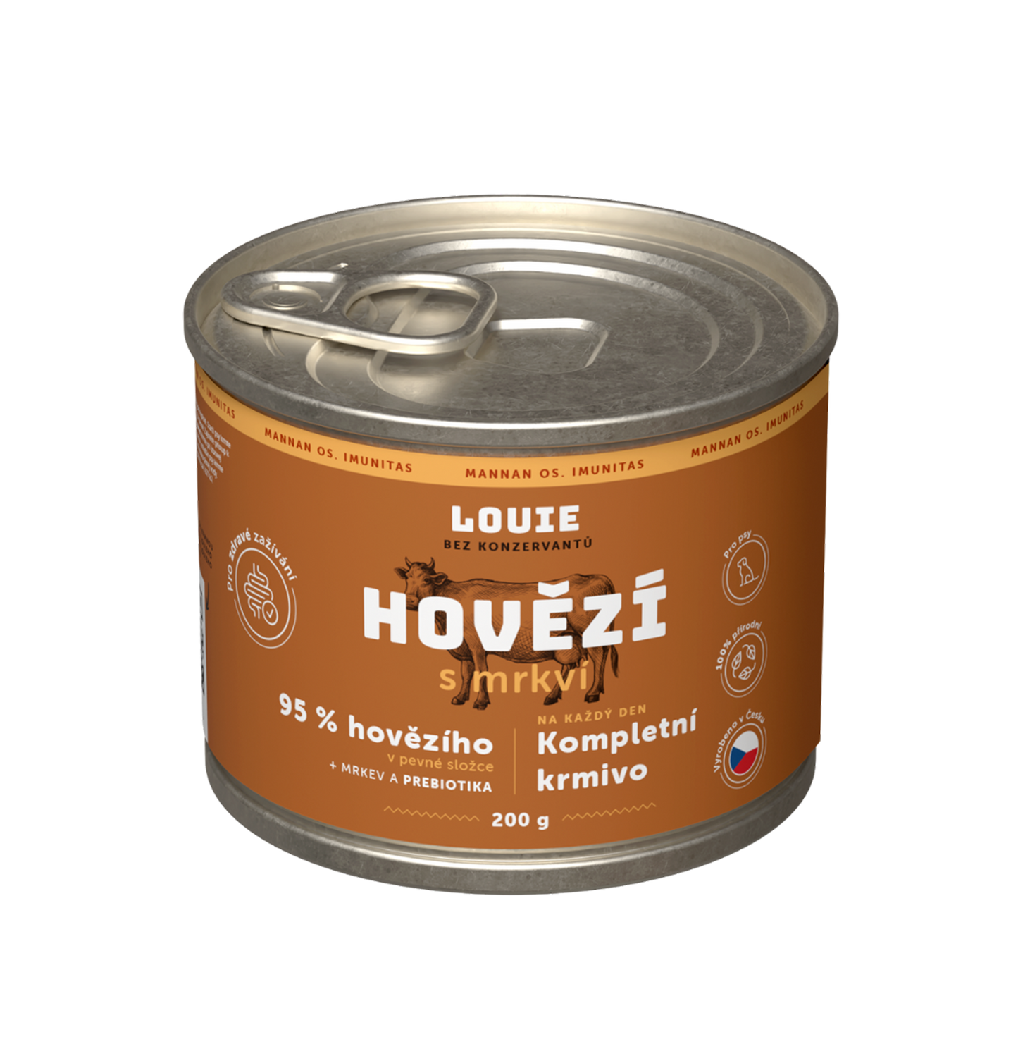 Hovězí s mrkví a prebiotiky 200g