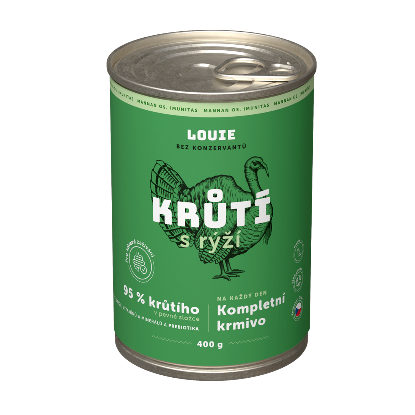 Krůtí s rýží a prebiotiky 400g