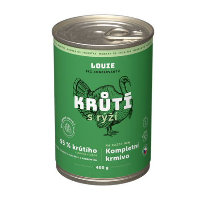 Krůtí s rýží a prebiotiky 400g