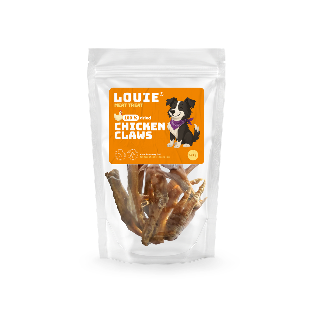 Sušené kuřecí pařátky - 100g