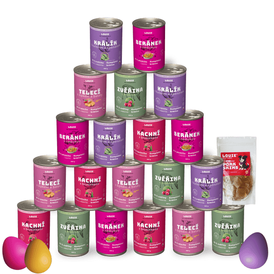 Velikonoční balíček 20ks + pamlsky