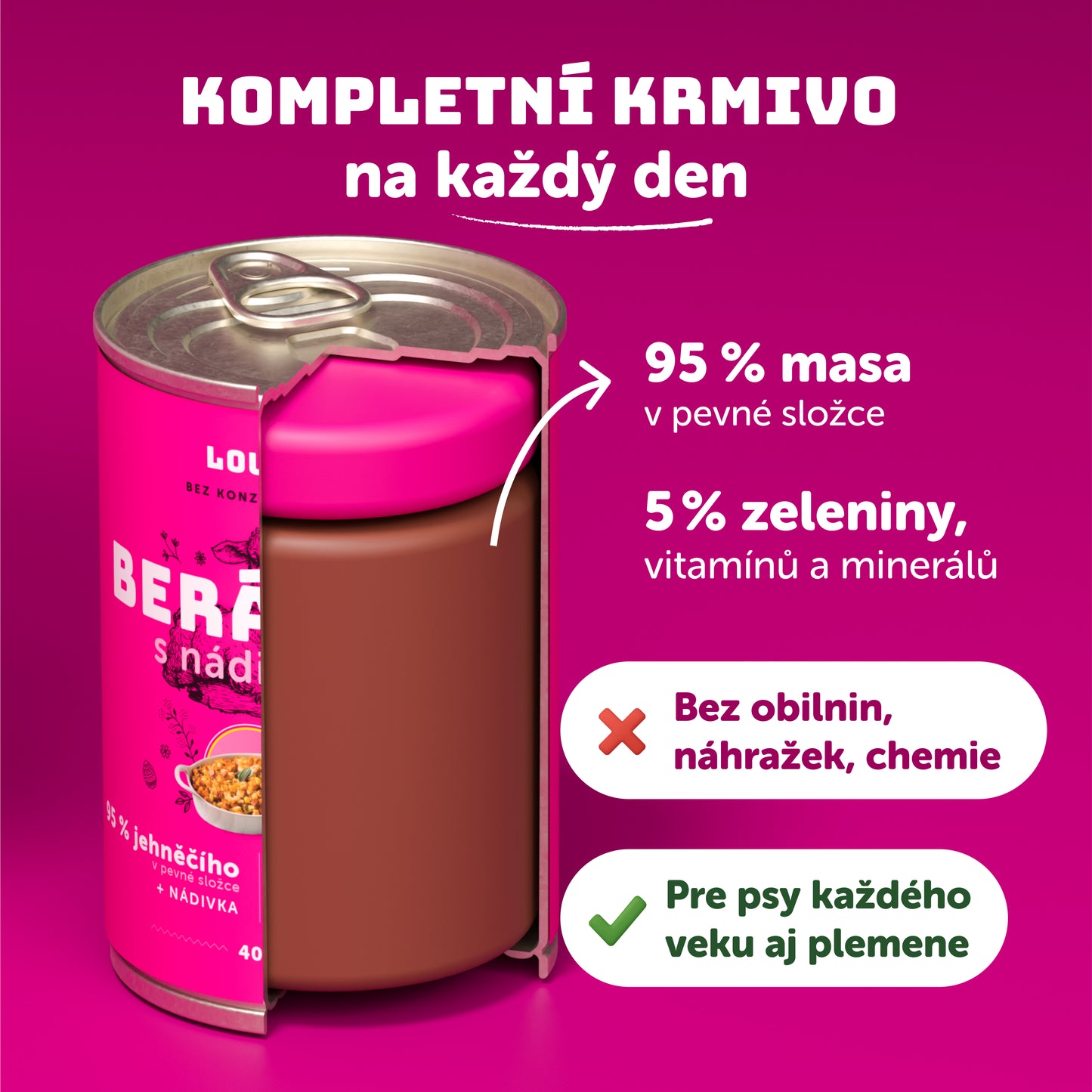 Beránek s nádivkou 400g