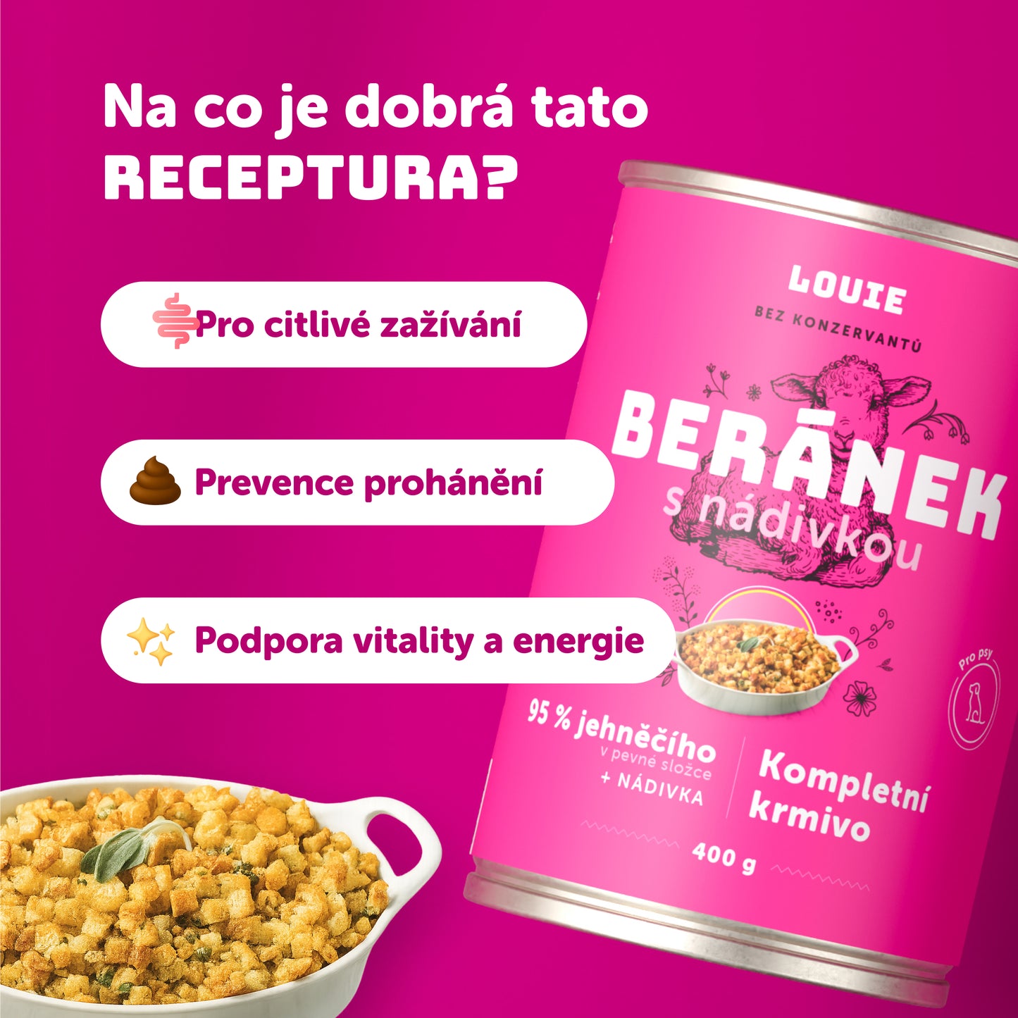 Beránek s nádivkou 400g