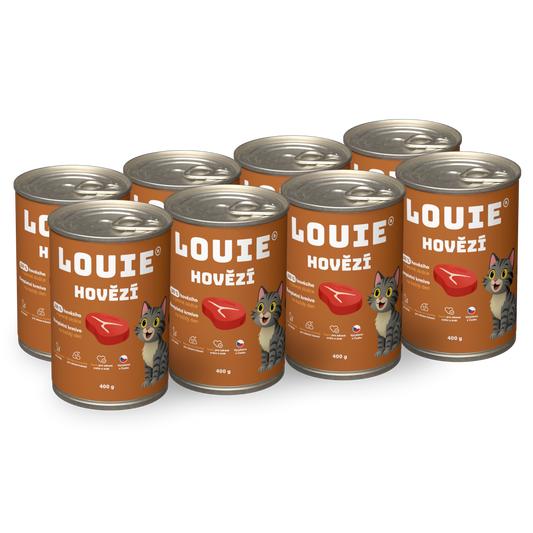 Výhodné balení 8 ks - Hovězí s prebiotiky 400g