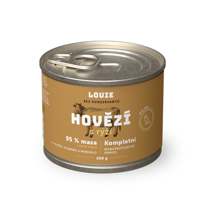 Výhodné balení 8 ks - Hovězí s rýží 200 g
