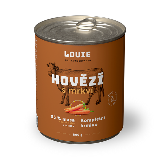 Hovězí s mrkví 800g