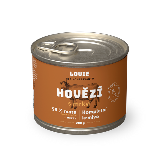 Hovězí s mrkví 200g