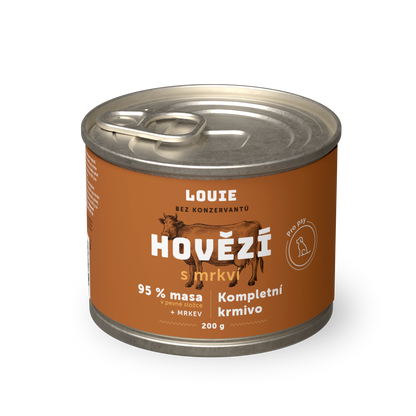 Výhodné balení 8 ks - Hovězí s mrkví 200g