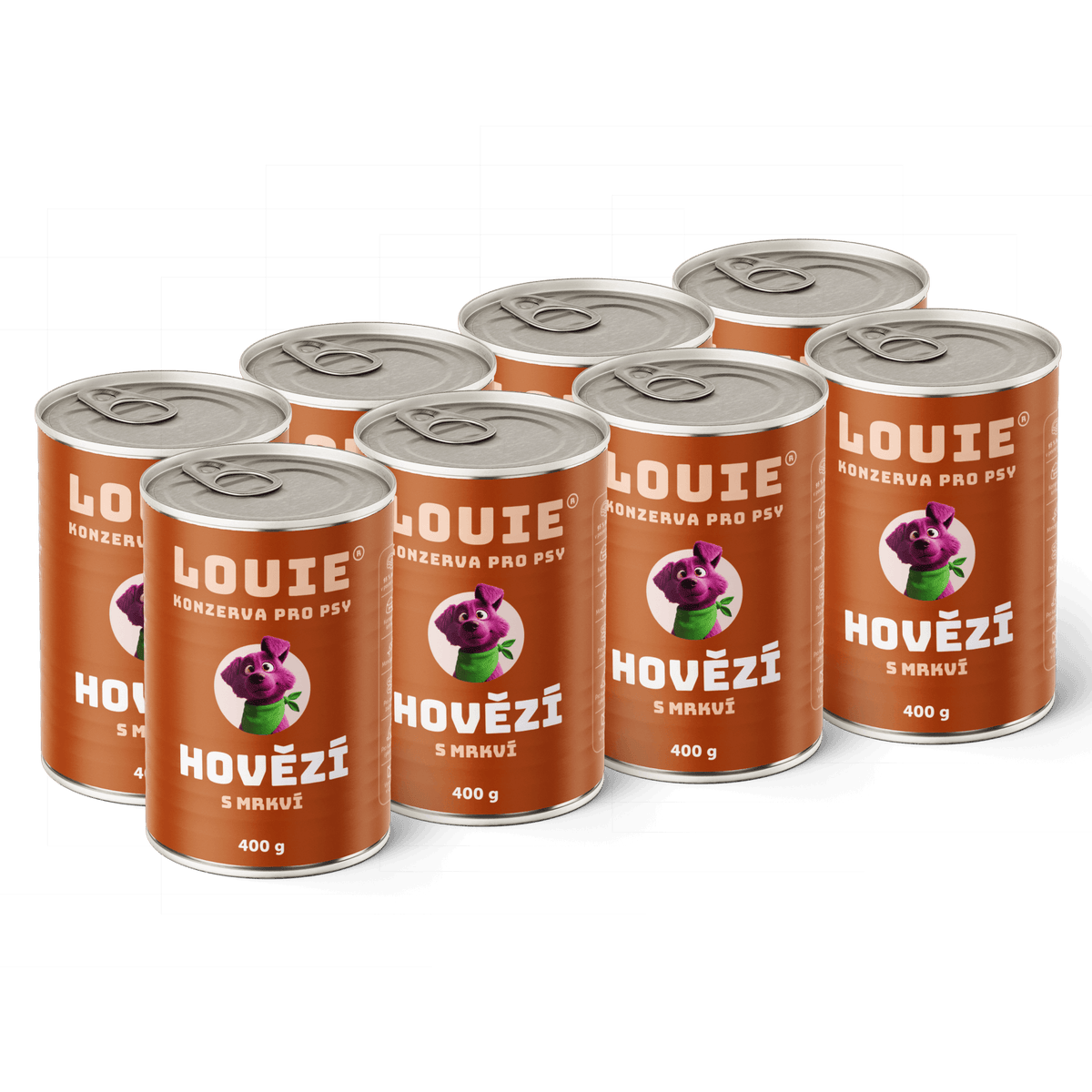 Hovězí s mrkví | 8 ks | 400g