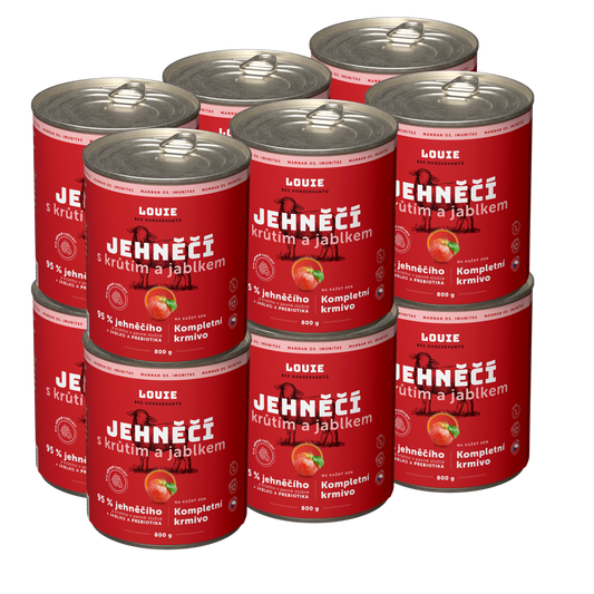 Jehněčí s krůtím, jablkem | 12ks | 800g