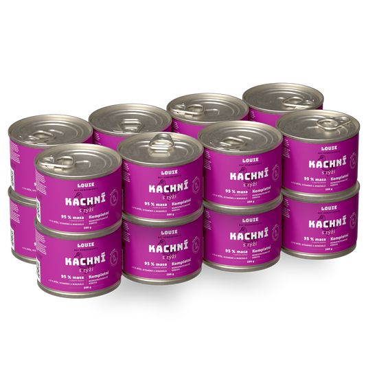 Kachní s rýží a prebiotiky | 16 ks | 200 g