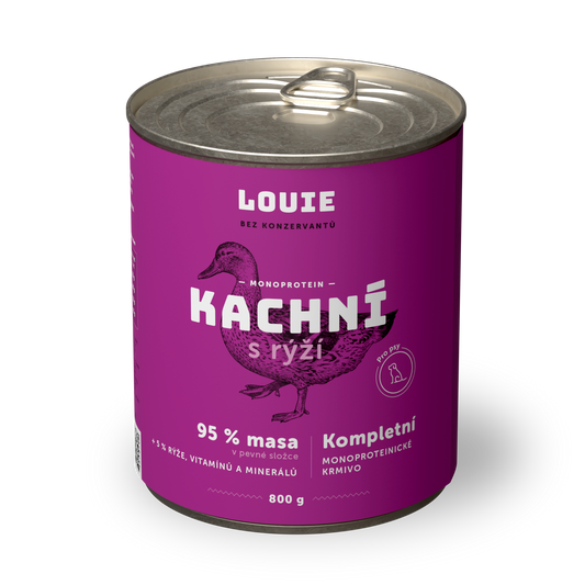 Kachní s rýží 800g