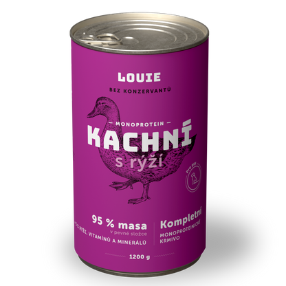 Výhodné balení 6 ks - Kachní s rýží 1200 g