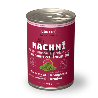 Výhodné balení 16 ks - Kachní se spirulinou a prebiotiky 400 g