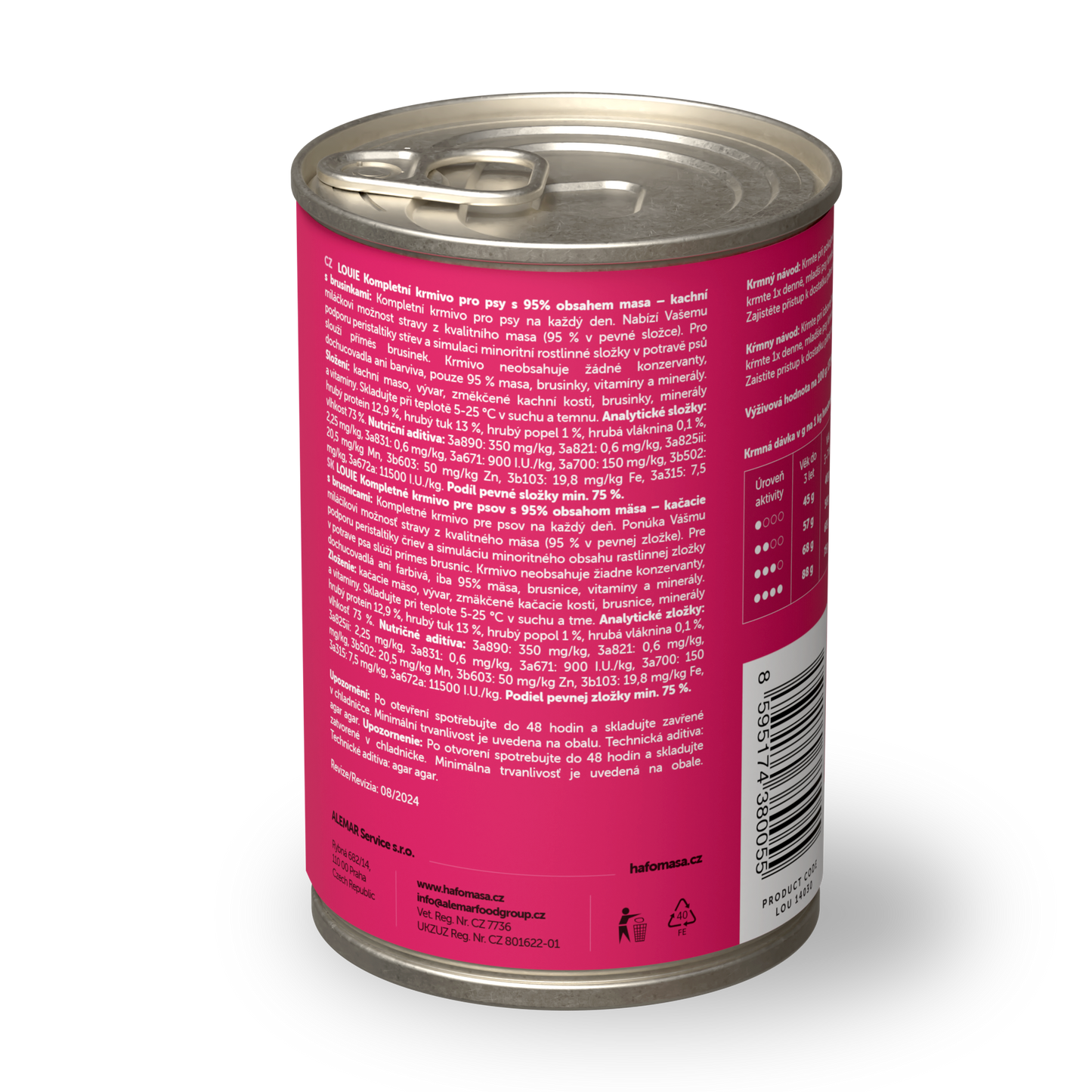 Výhodné balení 16 ks - Kachní s brusinkami 400 g