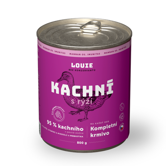 Kachní s rýží a prebiotiky 800g