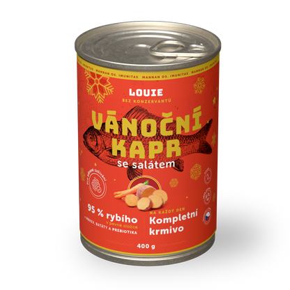 Vánoční kapr se salátem 400g