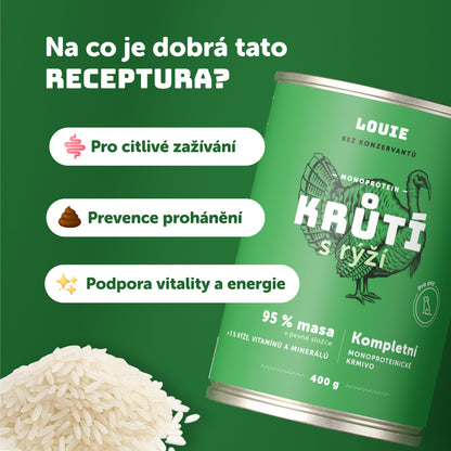 Morčacie s ryžou 400g