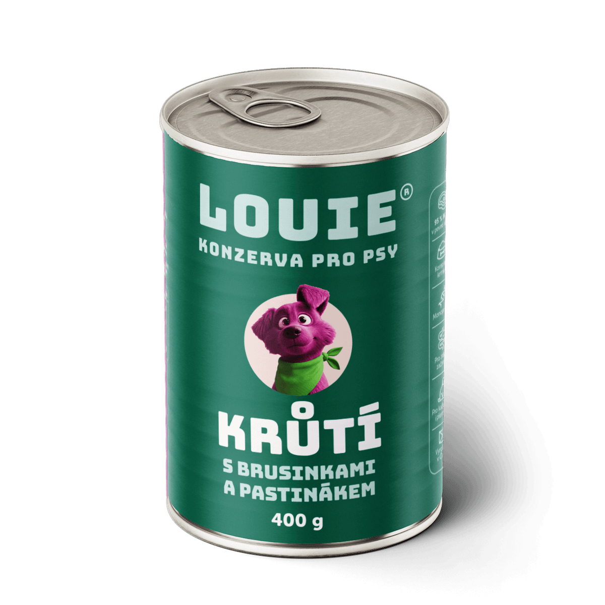 Krůtí s brusinkami a pastinákem 400g
