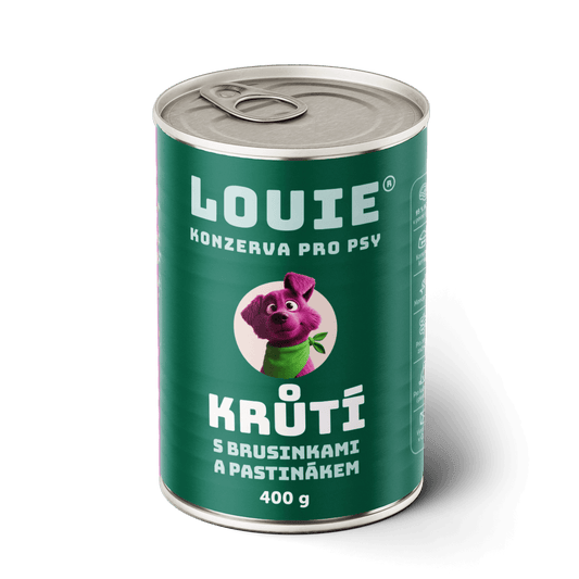 Krůtí s brusinkami a pastinákem 400g