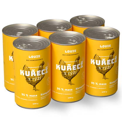 Výhodné balení 6ks - Kuřecí s rýží 1200g