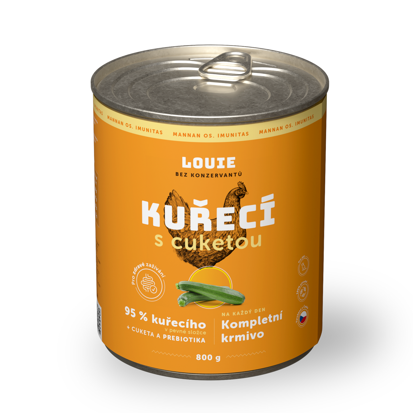 Kuřecí s cuketou a prebiotiky 800g
