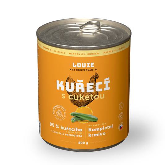 Kuřecí s cuketou a prebiotiky 800g