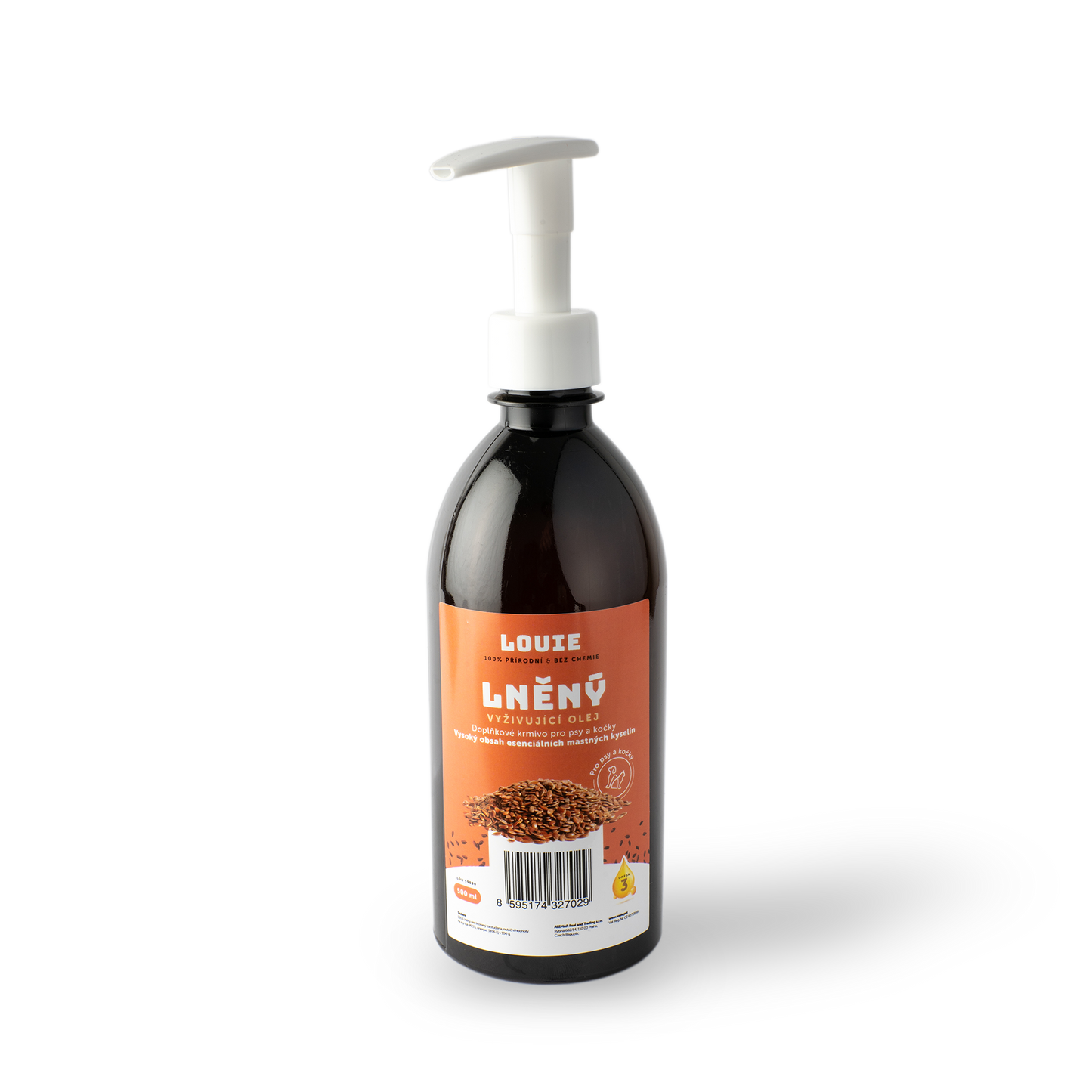 Lněný vyživující olej - 500 ml