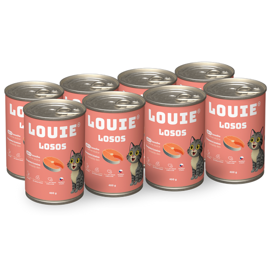 Výhodné balení 8 ks - Losos s prebiotiky 400g