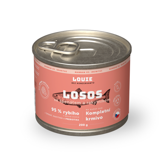 Losos s rakytníkem, špenátem a prebiotikama 200g