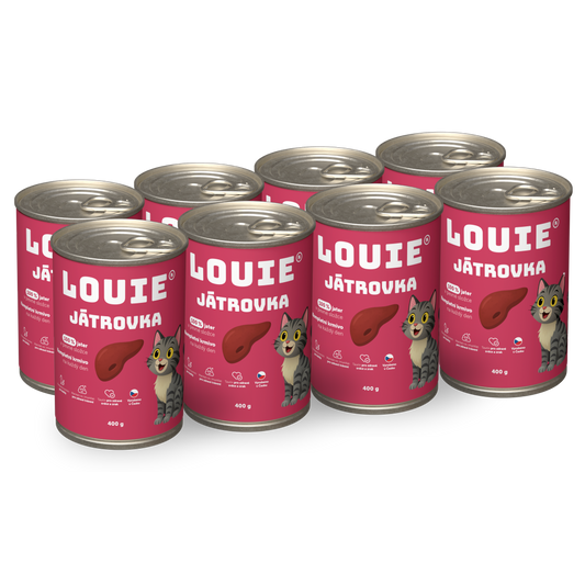 Výhodné balení 8 ks - Játrovka s prebiotiky 400g