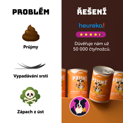 Pivní hovězí s mrkví a pivovarskými kvasnicemi 400g - limitovaná edice