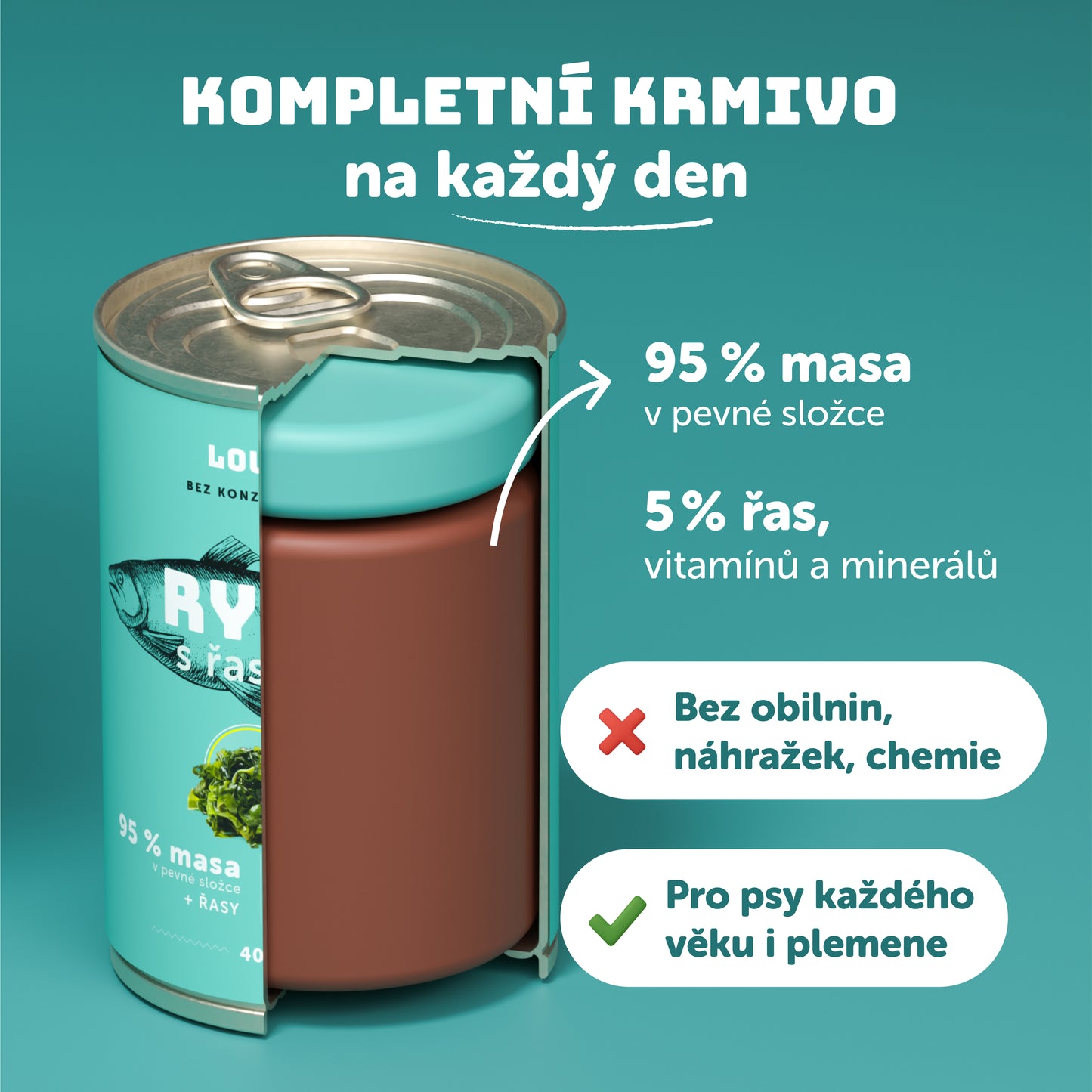 Rybí s řasami 400g