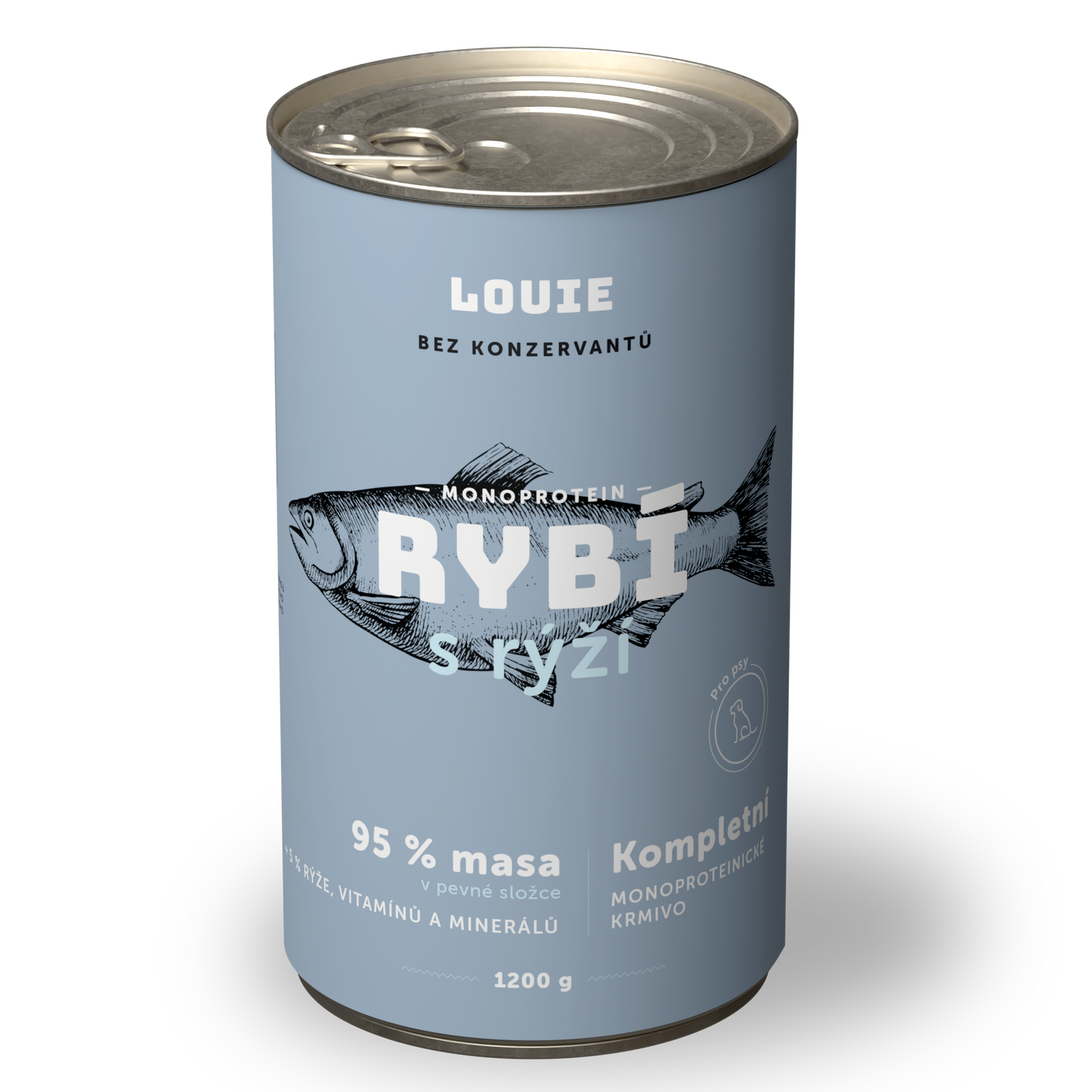 Výhodné balení 12 ks - Rybí s rýží 1200 g