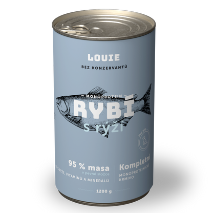 Výhodné balení 12 ks - Rybí s rýží 1200 g