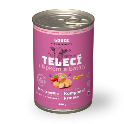 Telecí s šípky, batáty a prebiotiky 400g