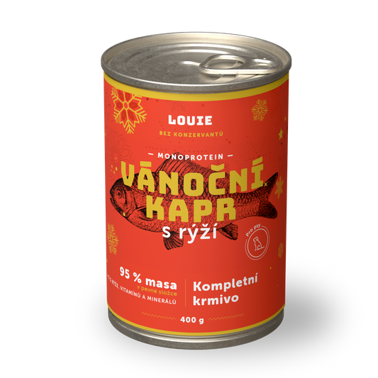 Vánoční kapr s rýží 400g