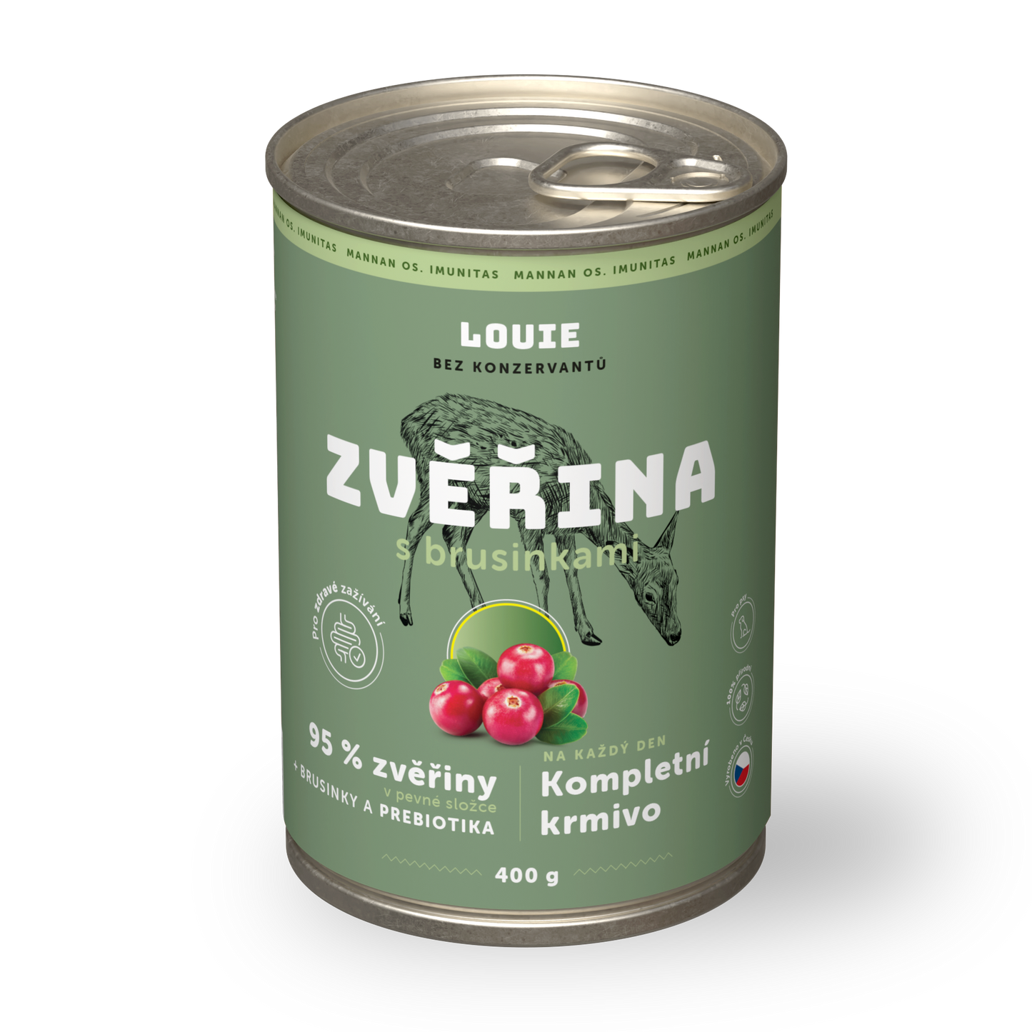 Zvěřina s brusinkami a prebiotiky 400g